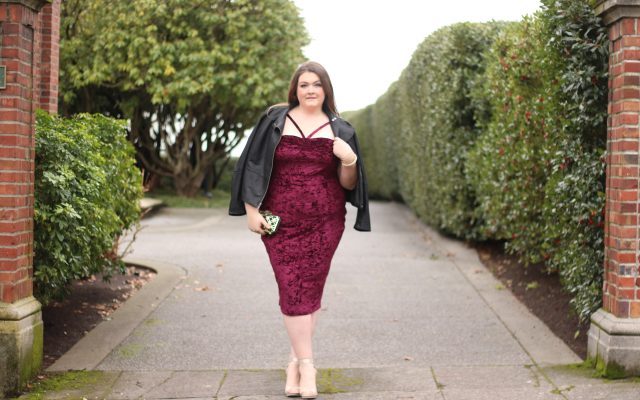 Lovely in LA Boohoo USA Red Dress Plus Sie Dress New Years Eve Outfit Los Angeles Seattle