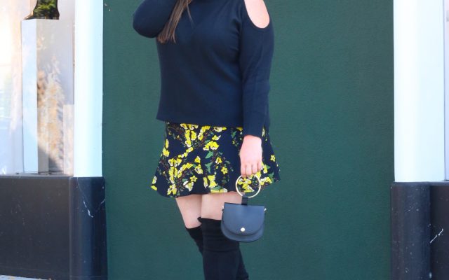 Who what wear Floral Skirt Plus Size Review Lovely in LA