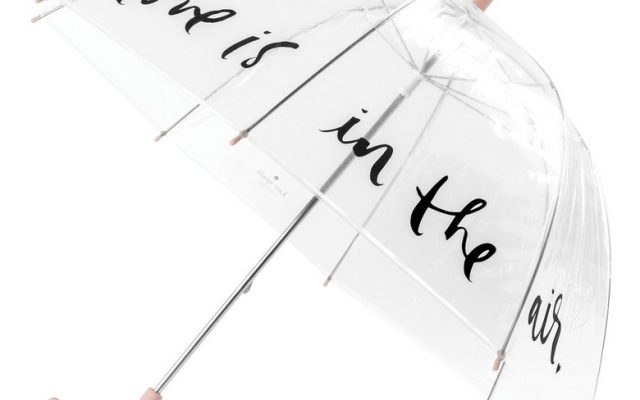 Kate Spade Polka Dot Clear Umbrella