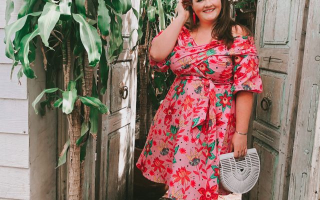 Eloquii off the shoulder dress