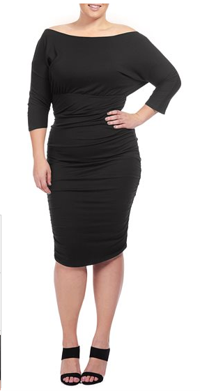 lovely in la rachel pally faraday black dress white label 