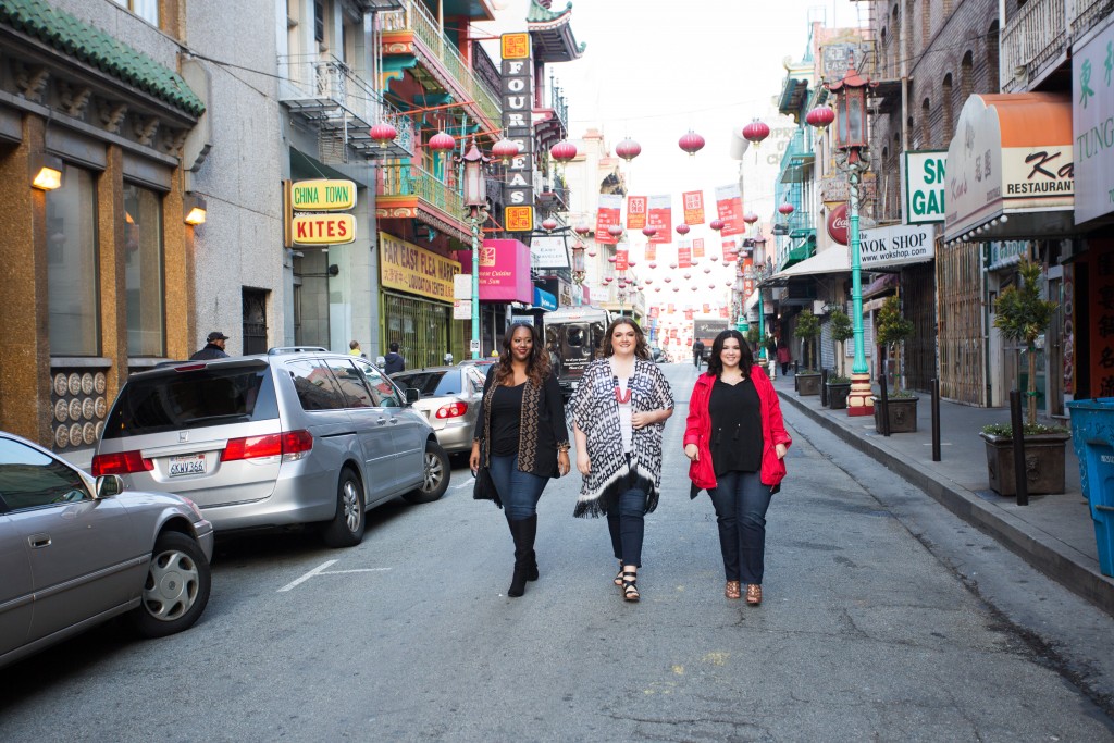 lovely in la catherines plus sizes curvy blogger san francisco chinatown los angeles kimono topper