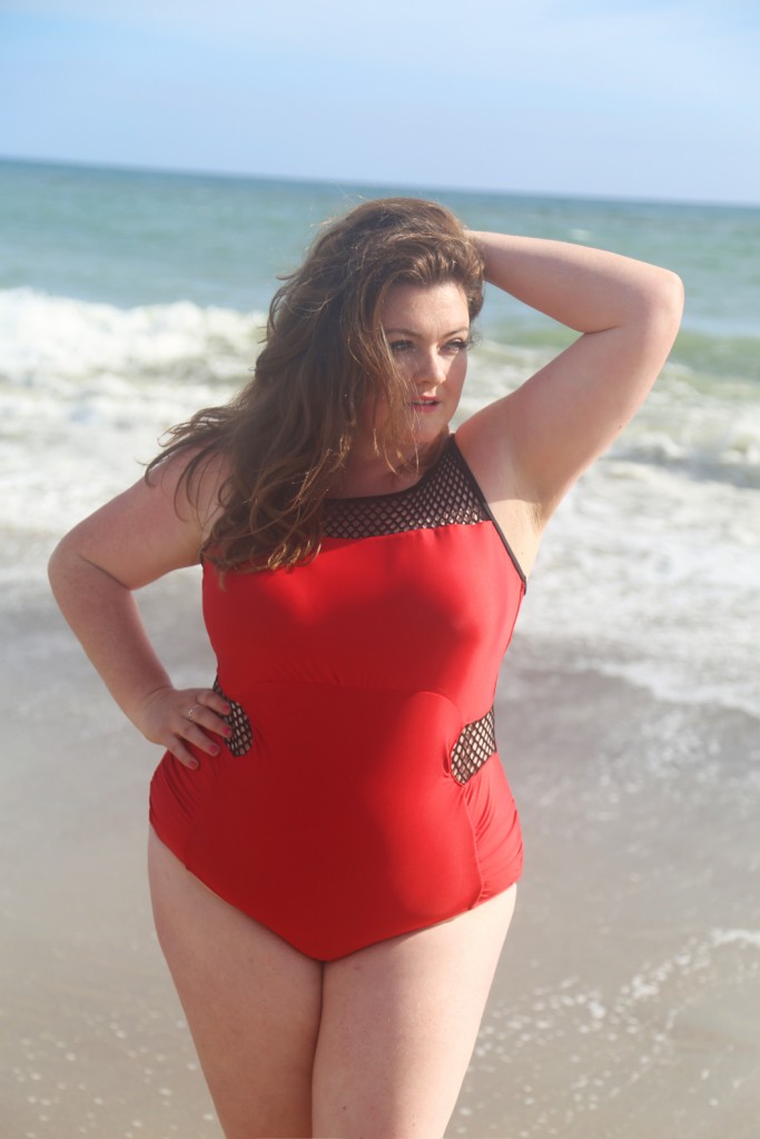 lovely in la plus size swimwear monifc bahia monokini top plus size blogger plus size swimwear