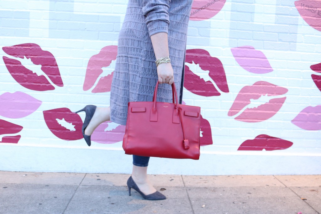 lovely in la trendlee collab used ysl sac du jour red