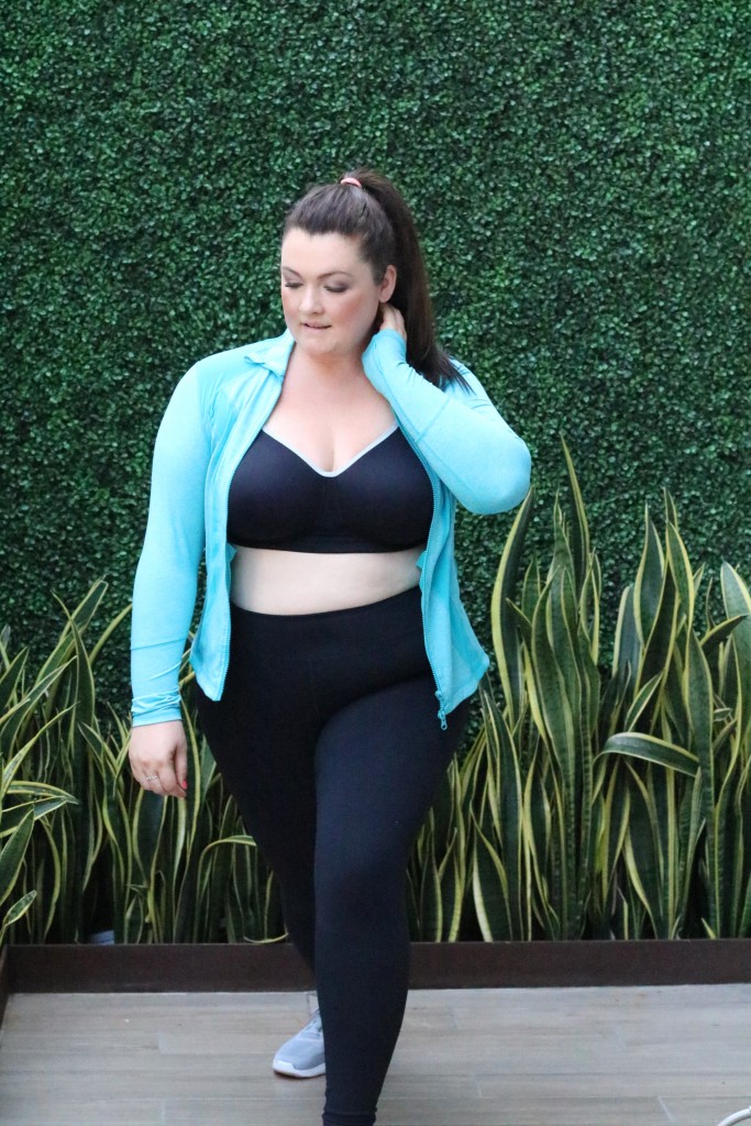 plus size workout wear top sports bra lovely in la