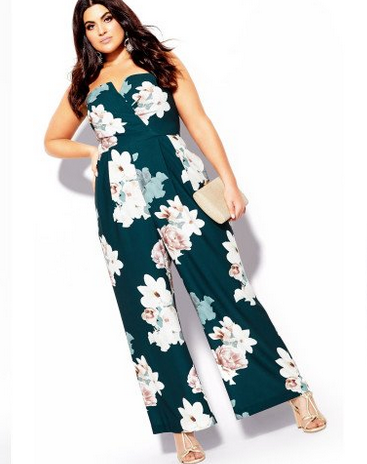 citychic-emerald-floral-jumpsuit